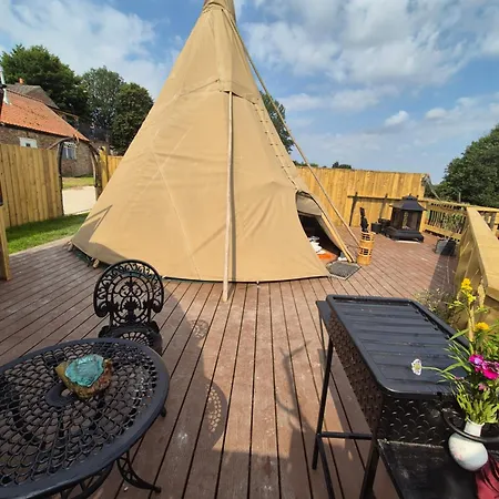 Burtree Country House, Tipi's, Treehouse & & House With Hot Tubs In A Private Garden