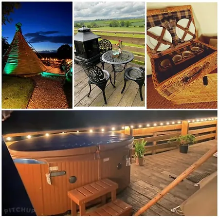 Burtree Country House, Tipi's, Treehouse & & House With Hot Tubs In A Private Garden אכסניה ת'ירסק