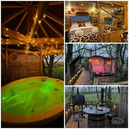 Burtree Country House, Tipi's, Treehouse & & House With Hot Tubs In A Private Garden *